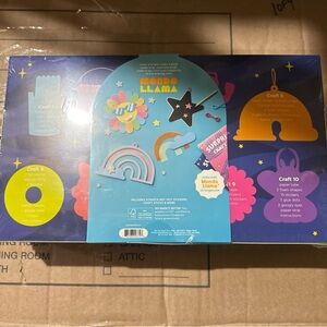 Mondo llama Party Craft Kit - Vibrant Home Decorations 10 individual crafts